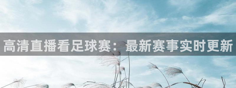  高清直播看足球赛：最新赛事实时更新