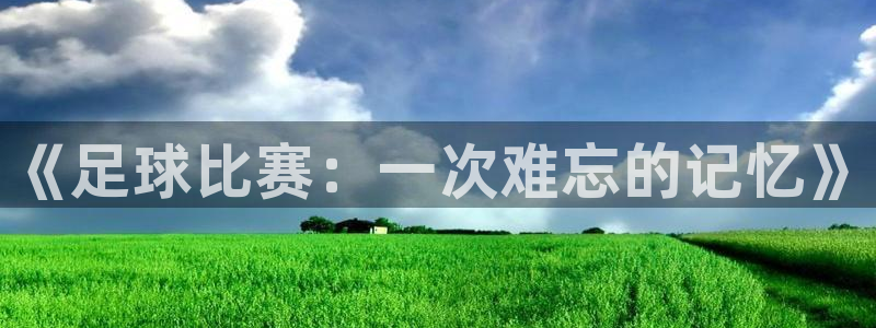 《足球比赛：一次难忘的记忆》
