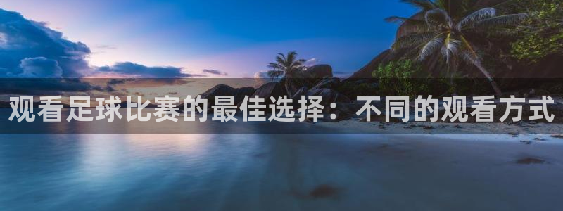 观看足球比赛的最佳选择：不同的观看方